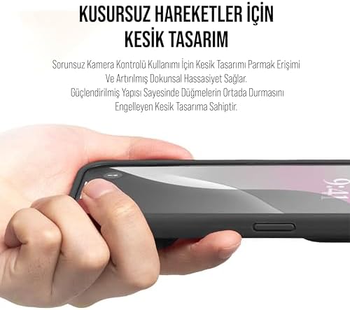 Alternative view of Kılıf İnce Sıvı Silikon 3 Katmanlı Tam Kaplamalı Yumuşak Jel Kauçuk Kılıf Kapak, Siyah (11 Pro Max) (50)
