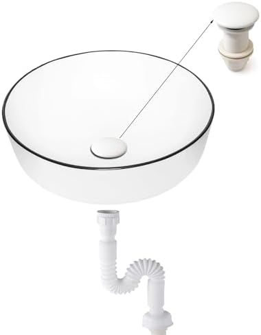 Alternative view of Basmalı Beyaz Seramik Başlıklı Lavabo Sifonu KSF103-W