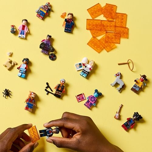 Lego Minifigure 12 Örümcek Adam Figürü Serisi: Örümcek Ayetinin Karşısında Lego Minifigür 71050 Komple Set (Baskılı Dahil)