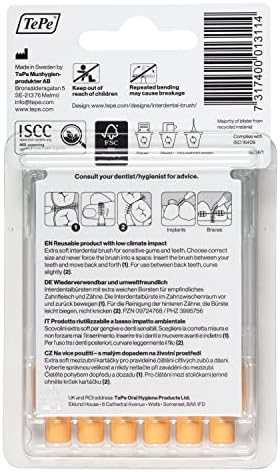 Alternative view of Blister X-Soft 0.45 mm - TURUNCU Diş Arayüz Fırçası (1x 6 Adet) (2 paketi)