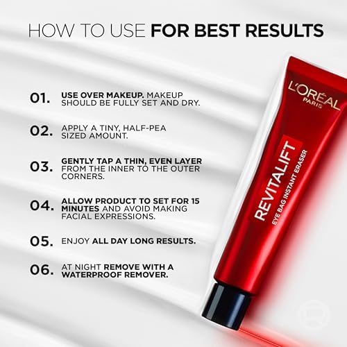 L'OREAL PARIS Revitalift Lazer Eyebag Eraser Göz Altı Torba Görünümüne Karşı Etkili Göz Kremi 15ml