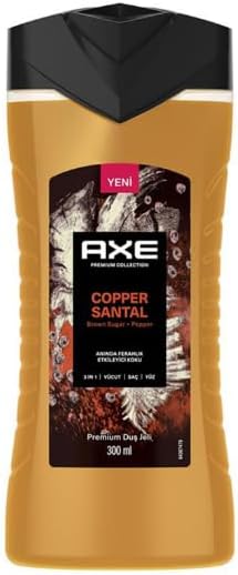 AXE Premium Duş Jeli Santral 3 in 1 Vücut Saç Yüz 300 ml