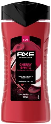 AXE Premium Duş Jeli Cherry Spritz 3 in 1 Vücut Saç Yüz 300 ml