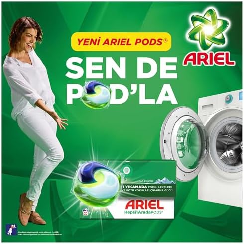 Ariel Hepsi1Arada PODS Kapsül Çamaşır Deterjanı Beyazlar ve Renkliler 35 Yıkama