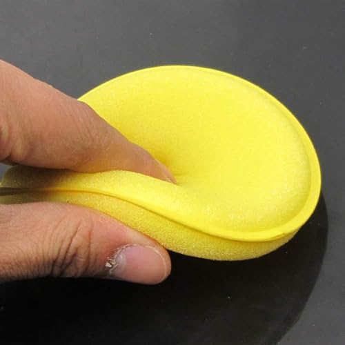 - 4 Adet Pasta Cila Wax Pedi Süngeri, Araba ve Torpido Parlatma ve Temizleme Aplikatörü
