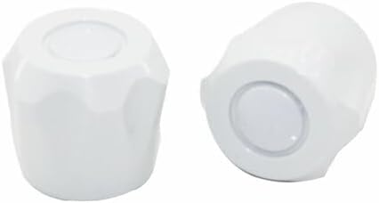 Radyatör Açma Kapama Volonu, Beyaz Plastik, 2'li Set