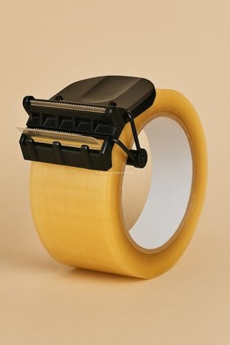Pratik Bant Kesme Aparatı, 50 mm, Plastik Gövde, Metal Bıçaklı, El Tipi Bant Kesici, Ofis, Depo, Paketleme İçin, Ergonomik, Kolay Kullanım, Sağlam Mekanizma