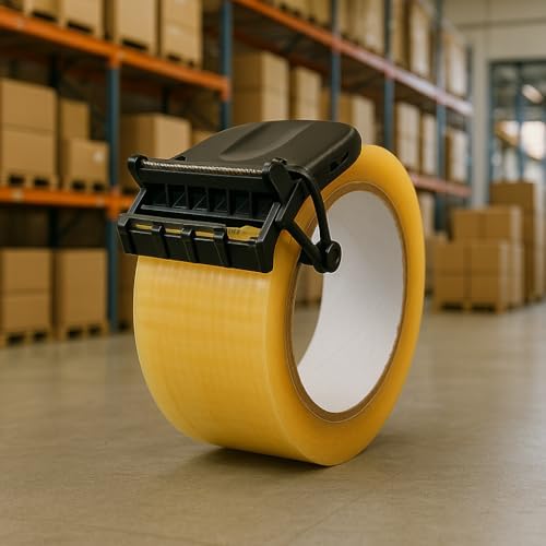 Alternative view of Pratik Bant Kesme Aparatı, 50 mm, Plastik Gövde, Metal Bıçaklı, El Tipi Bant Kesici, Ofis, Depo, Paketleme İçin, Ergonomik, Kolay Kullanım, Sağlam Mekanizma