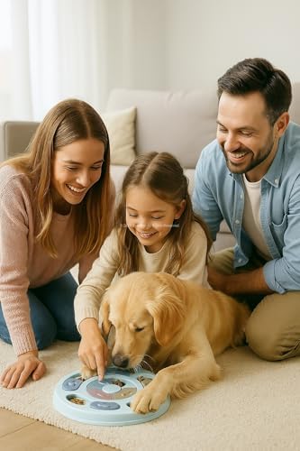 Alternative view of Köpek Mama Bulmaca Oyuncağı Zeka Geliştirici Yavaş Besleyici Gıda Dağıtıcı Dönerek Açılan Kapaklı Ödül Oyunu Antistres Eğitici Evcil Hayvan Oyuncağı