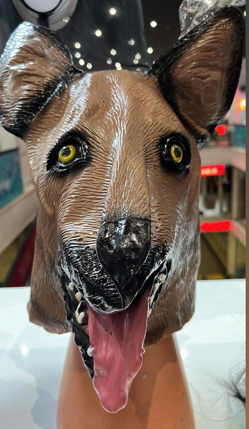 Alternative view of Halloween Köpek Maskesi, Korku Maskesi, Bayramı Aksesuarları, Halloween Kostüm Aksesuarı, Şaka Oyunları ve Korku Maskeleri