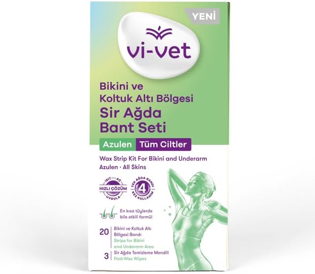 Alternative view of Vivet Bikini Ve Koltuk Altı Bölgesi Sir Ağda Bant Seti Azulen