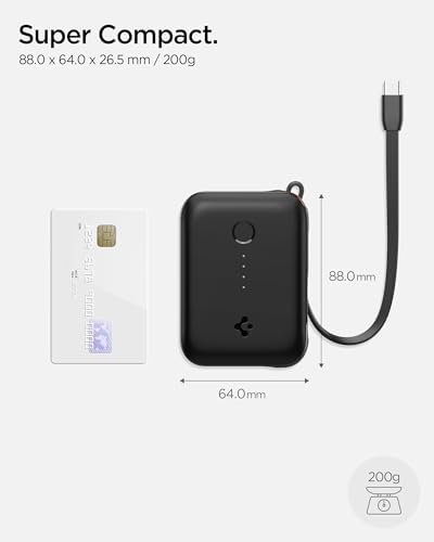 Alternative view of 10000 mAh Ultra Mini 30W USB-C + USB-A Giriş/Çıkış Hızlı Şarj 3 Portlu Powerbank/Type-C Dahili Kablolu Taşınabilir Şarj Cihazı EA3010BT - ABA09023