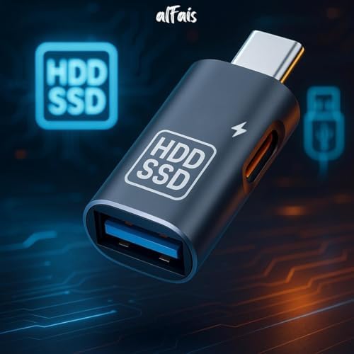 Alternative view of Type C Usb 3.0 Otg Hızlı Şarj Çevirici Dönüştürücü Adaptör PD12W Type-C - USB OTG Adaptör PD12W: Hız ve Çok Yönlülük Bir Arada Yüksek Hızlı Veri Aktarımı ve Şarj Desteği 10Gbps Yüksek Hız ALFAİS 5016