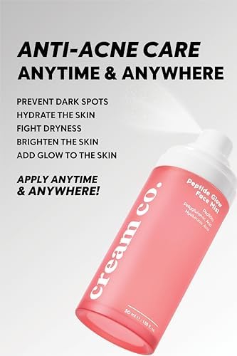 Alternative view of Cream Co. Nemlendirici Aydınlatıcı Yüz Spreyi, Peptit Face Mist, Ektoin Hyaluronik Asit, Tüm Cilt Tipleri, 50 ML