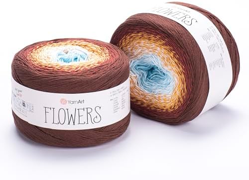 Alternative view of El Örgü İpi FLOWERS, 296, 2x250 gr