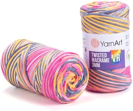 Alternative view of El Örgü İpi TWISTED MACRAME 3 MM VR, 913, 4x250 gr