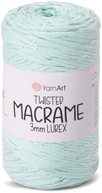 Alternative view of El Örgü İpi TWISTED MACRAME 3MM LUREX, 775, 4x250 gr