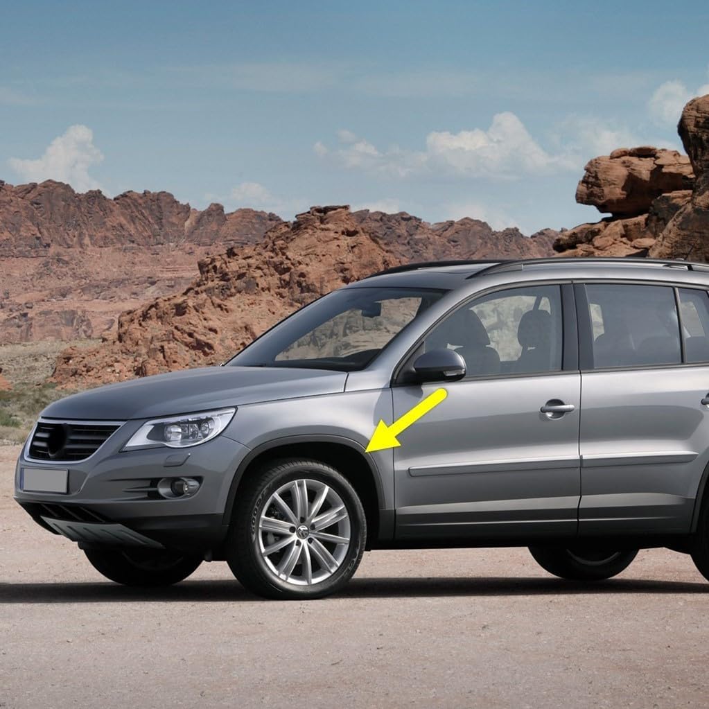 Alternative view of Sol Ön Çamurluk Dodik Plastik Çıta 5N0854731A VW Tiguan ile uyumlu 2008-2011