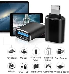 İphone & İpad İle Uyumlu Usb 3.0 Dönüştürücü Lightning Usb Çevirici Veri Fotoğraf ve Şarj Çevirici Adaptör Dönüştürücü DT25UL