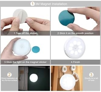 Alternative view of Hareket Sensörlü Şarjlı Led Lamba - Banyo Mutfak Otomatik Lamba (1)