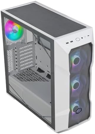 Alternative view of Cooler MasterBox TD500 Mesh TD500V2-WGNN85-STU Beyaz 850W ATX 3.1 - PCIE 5.0 80+ ARGB 4x