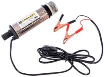 Mini 12V Akaryakıt Mazot Pompası, 32 mm, Taşınabilir Yakıt Transfer Sistemi