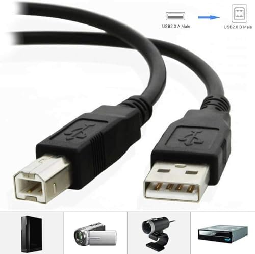 Yazıcı Printer USB Ara Bağlantı Kablosu USB 2.0 Yüksek Hız 5 Metre 4913