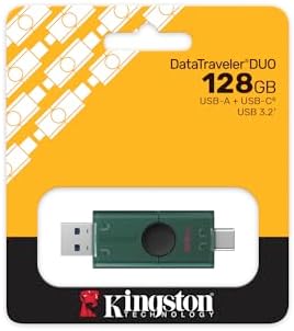 128GB USB-A + USB-C 3.2 Gen 1 DataTraveler DuoG2