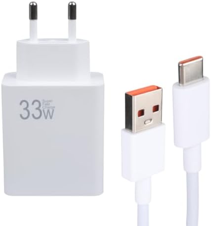 33 Watt Turbo Usb Şarj Başlık Adaptörü + Type-C Kablo, 1 Metre, QC 3.0 Hızlı Şarj Göstergeli, Weko,