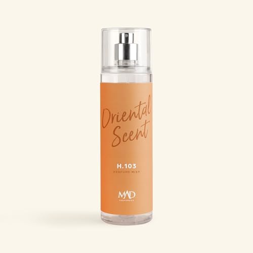 Mad H103 200 ml Kadın Body Mist,Ferahlatıcı Meyve & Çiçek Esintisi,Kayısı, Erik, Yasemin ve Vanilya