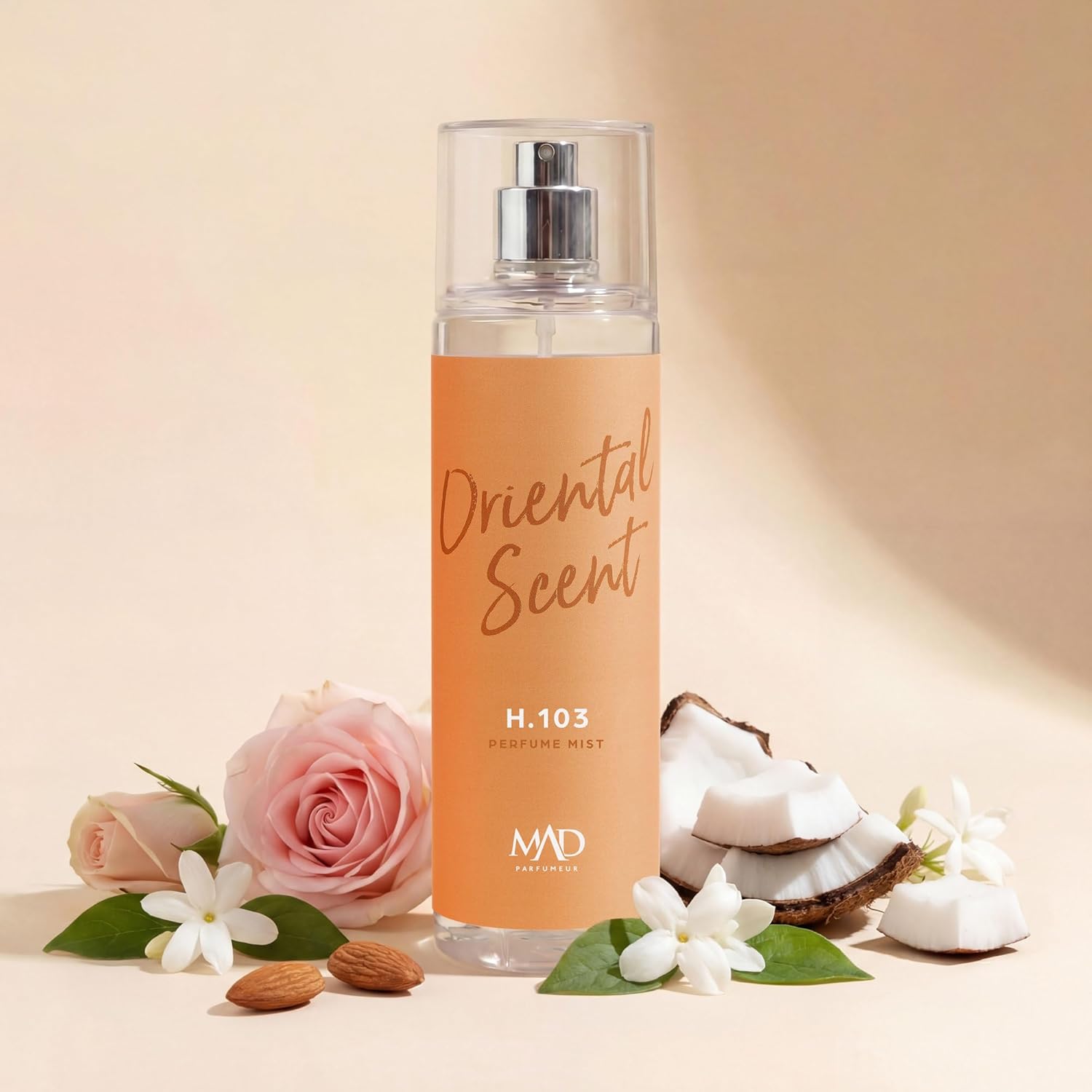 Alternative view of Mad H103 200 ml Kadın Body Mist,Ferahlatıcı Meyve & Çiçek Esintisi,Kayısı, Erik, Yasemin ve Vanilya