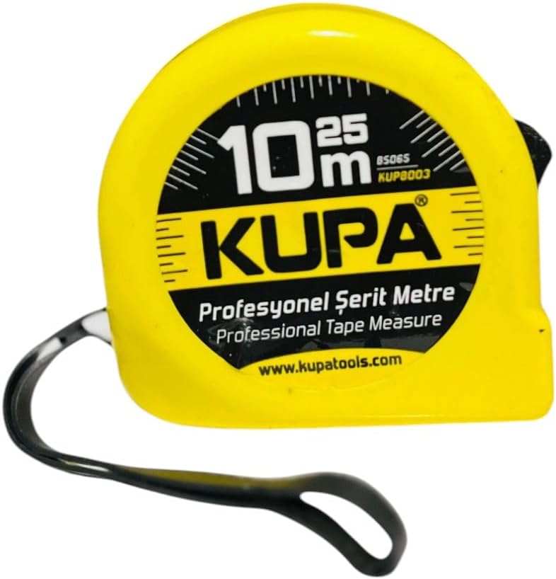Kupa Şerit Metre, 10x25 mm, KUP8003 Model