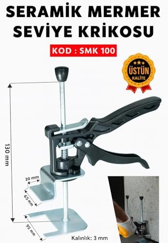 Alternative view of Seramik Mermer Seviye Krikosu, 100 kg Taşıma Kapasiteli, Metal Gövde, Zemin Düzleme Aparatı,,, Granit Döşeme, Hizalama Aracı, Profesyonel, Kriko Sistemi (1 Adet)
