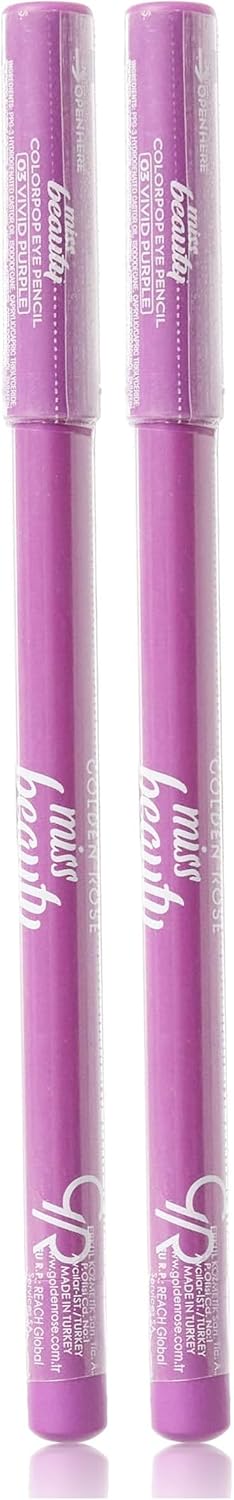 Alternative view of Beauty Colorpop Eyepencil Göz Kalemi No:03 Vivid Purple 2li paket