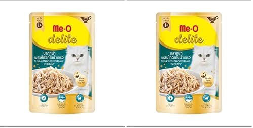 Alternative view of Me-O Delite Ton Balıklı Tavuklu Soslu, 70 gr 2li paket