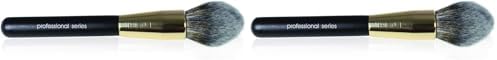 Oval Yapılı Dar Pudra Fırçası 2li paket