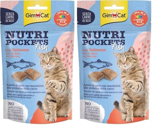 Alternative view of GimCat Kedi Ödül Tableti Np Fish With Salmon 60 gr 2li paket
