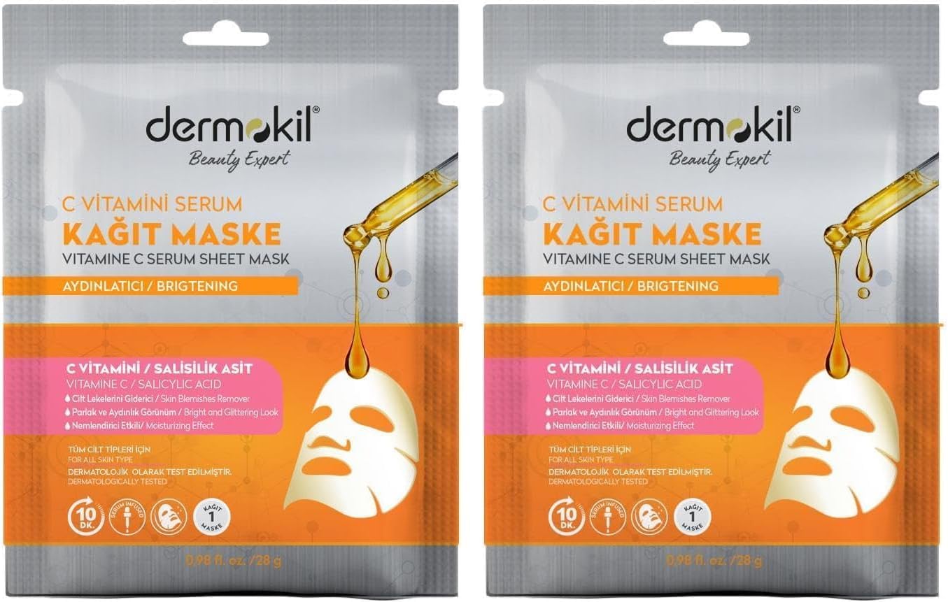 C Vitamini Serum Kağıt Maske 23 gr 2li paket