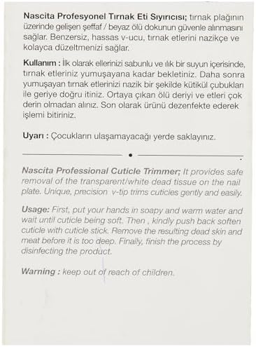 Nasctc000001 Tırnak Eti Sıyırıcı Saplı (Altın Rengi) 2li paket