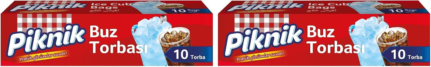 Piknik Gıda Ambalaj Buz Torbası 10'lu 1400 2li paket