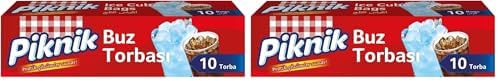 Alternative view of Piknik Gıda Ambalaj Buz Torbası 10'lu 1400 2li paket
