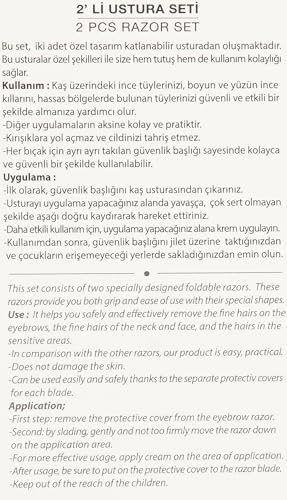 Alternative view of Açılır/Kapanır Yüz Ustura Seti 2'li - 16 2li paket
