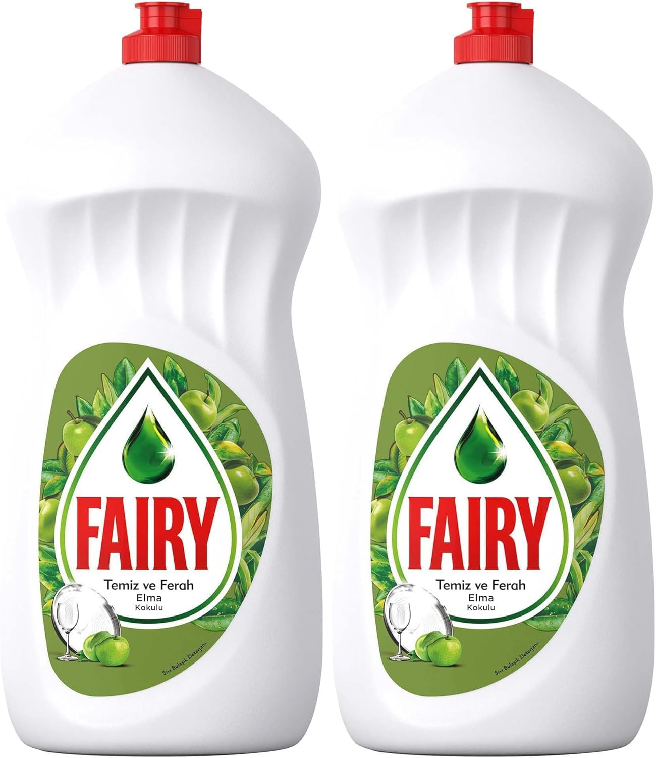 Temiz & Ferah Sıvı Bulaşık Deterjanı 650 ml Elma Kokulu 2li paket