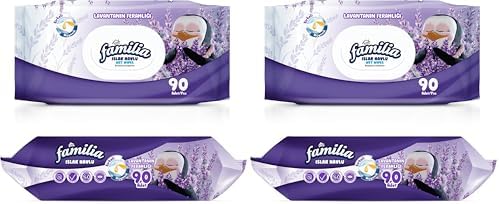 Alternative view of Familia Islak Havlu Tekli Lavanta 90 Yaprak 2li paket