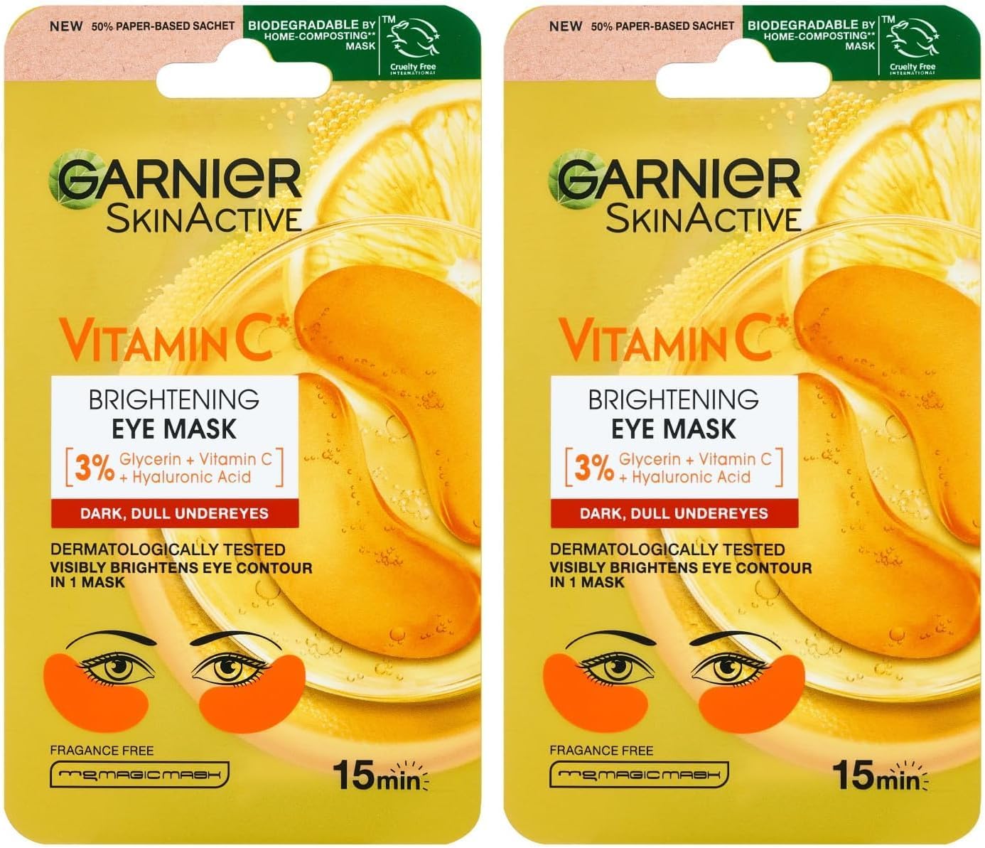 SKİNACCTIVE Vitamin C Göz Maskesi (2 paketi)