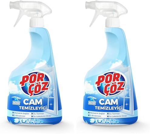 PORCOZ CAM TEMIZLEYICI SPREY 500ML 2li paket