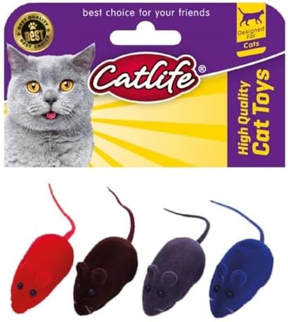 Alternative view of Catlife 4'lü Öten Fare Kedi Oyuncağı