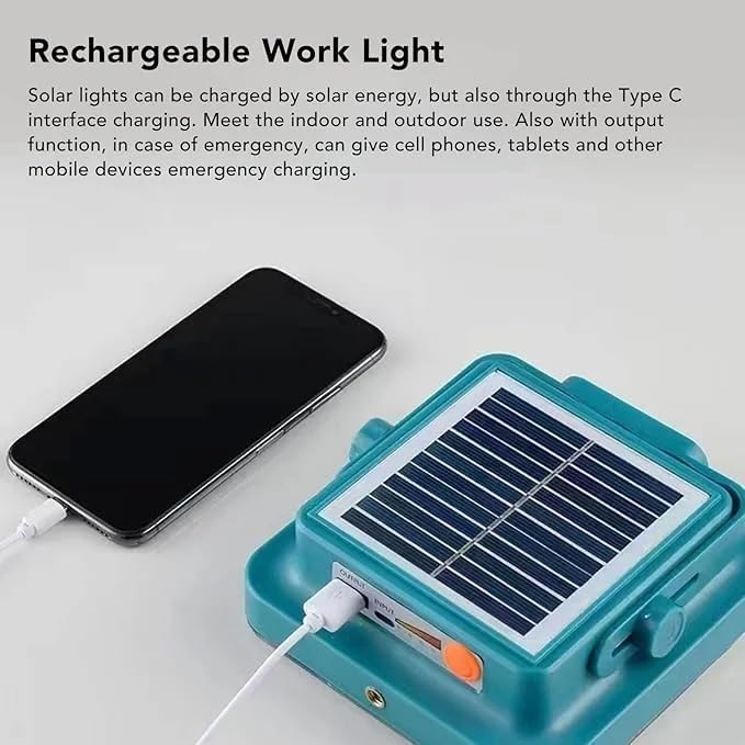 Alternative view of Solar Taşınabilir LED Kamp Lambası – 60W 60 LED USB Şarjlı Powerbank Özellikli Su Geçirmez Flaşhör 4 Mod