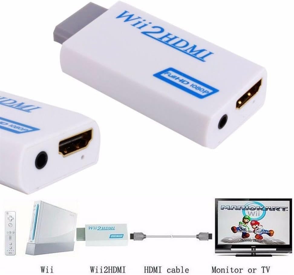 Alternative view of Wii Uyumlu HDMI HD TV Adaptörü, USB Type C Bağlantı, 5x5x5 cm Dönüştürücü Kablo