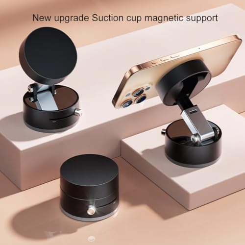 Alternative view of Manyetik Araç Telefon Tutucu | Vakumlu Güçlü Sabitleme | MagSafe Uyumlu | Minimalist Tasarım Siyah LVT-01